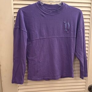 Purple Long Sleeve Shirt with Logo